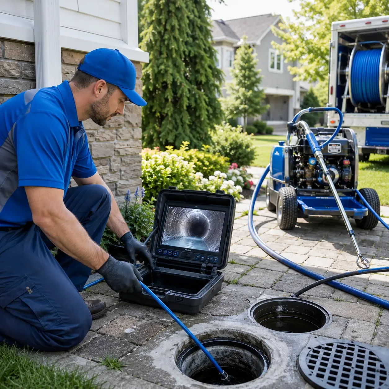 Outdoor drain cleaning professionals serving San Perlita, TX